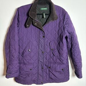 Vintage Lauren Ralph Lauren plus size quilted jacket